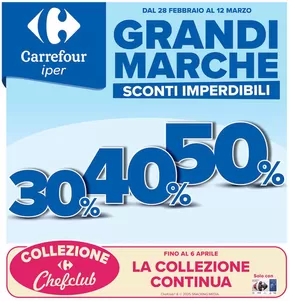 Volantino Carrefour Ipermercati a Perrero | Grandi marche | 28/2/2025 - 12/3/2025