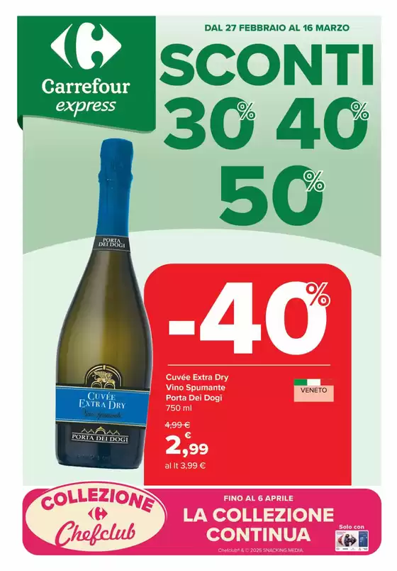 Volantino Carrefour Express | Sconti 30%40%50% | 27/2/2025 - 16/3/2025