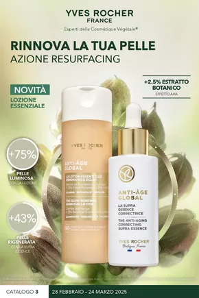 Volantino Yves Rocher a Perugia | Novita lozione essenziale | 28/2/2025 - 24/3/2025