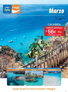 Offerte di Viaggi a Monteprandone | Marzo Calabria in Eurospin Viaggi | 3/3/2025 - 31/3/2025