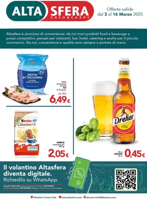 Offerte di Iper e super a Corato | Offerte valide dal 3 al 16 marzo 2025 in Altasfera | 3/3/2025 - 16/3/2025