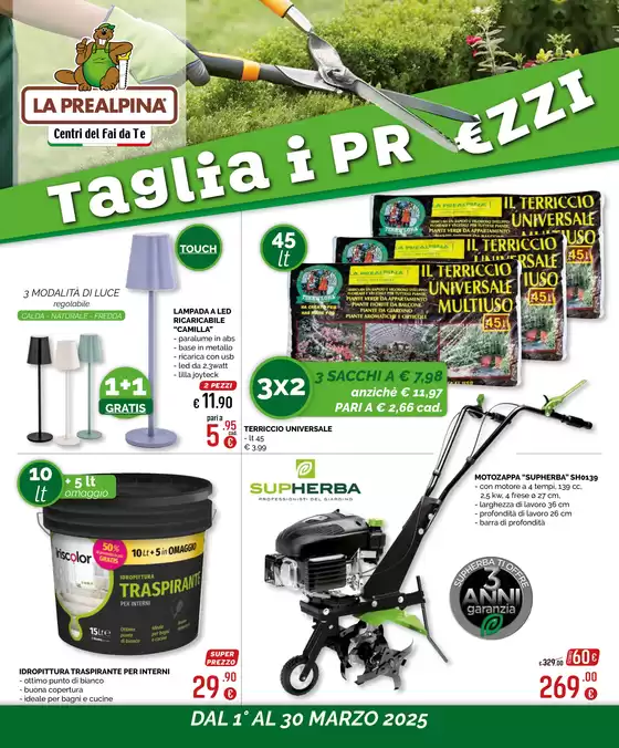 Volantino La Prealpina a Taggia | Taglia i prezzi | 3/3/2025 - 31/3/2025