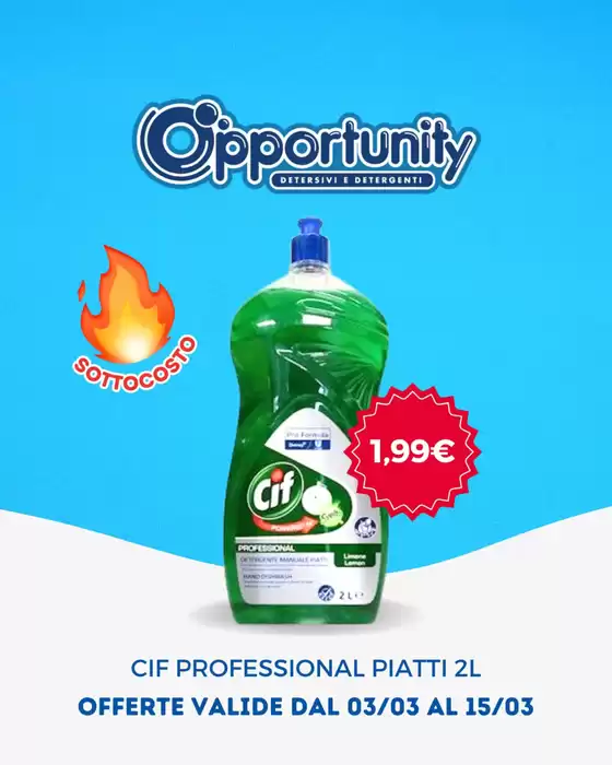 Volantino Opportunity Shop a Napoli | Offerte valide dal 03/03 al 15/03 | 3/3/2025 - 15/3/2025