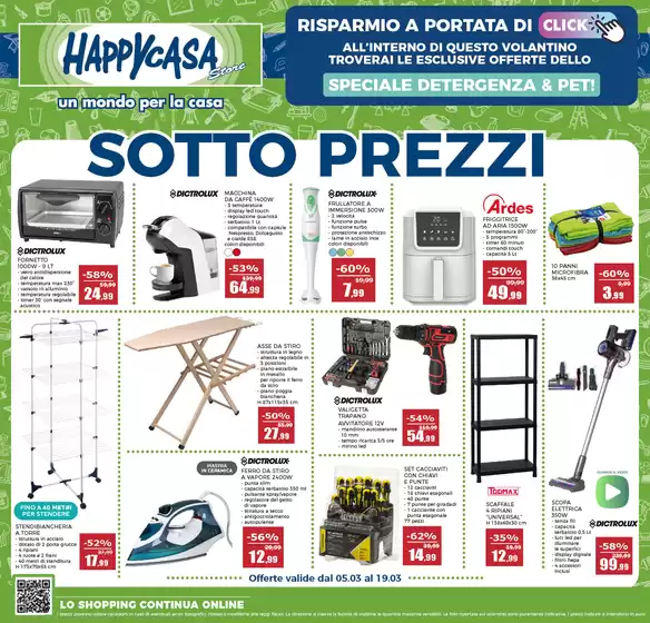 Volantino Happy Casa Store a Cavallino | Sotto prezzi | 5/3/2025 - 19/3/2025