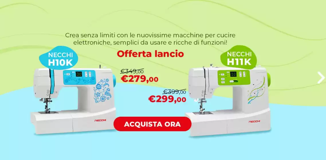 Volantino Necchi a Pinerolo | Offerta lancio | 3/3/2025 - 31/3/2025