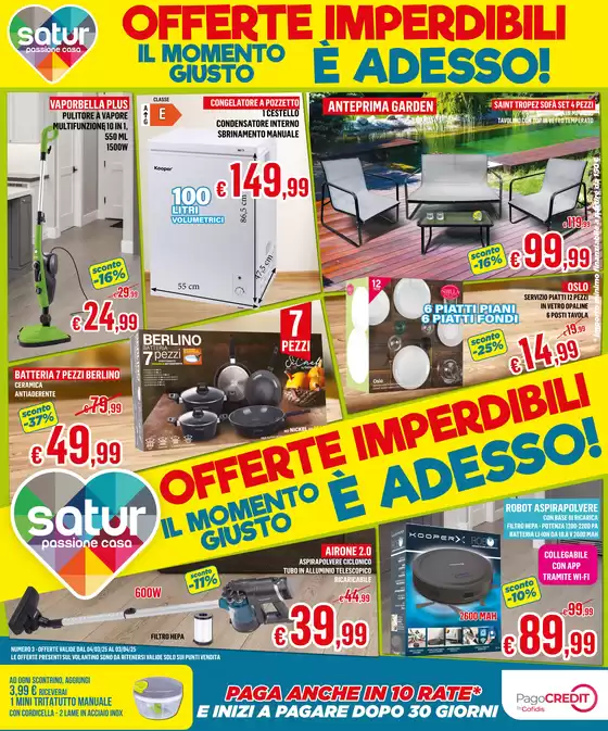 Volantino Satur a Mesagne | Offerte imperdibili  | 4/3/2025 - 4/4/2025