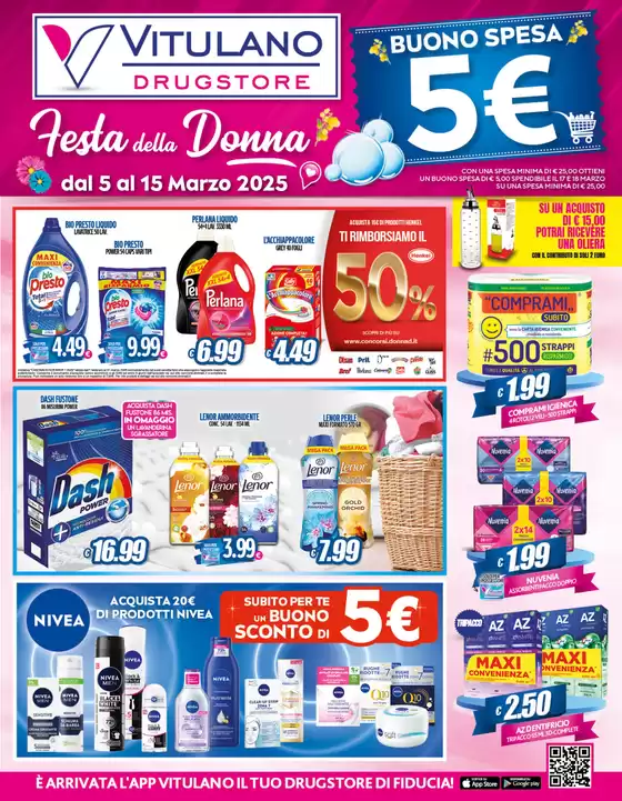 Volantino Vitulano Drugstore a Collepasso | Festa della donna! | 5/3/2025 - 15/3/2025