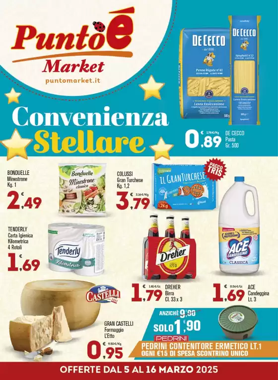 Volantino Punto è Market a Crotone | Convenienza stellare | 5/3/2025 - 16/3/2025