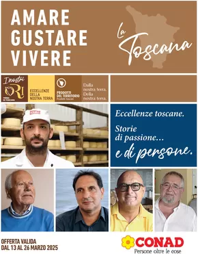 Offerte di Iper e super a Capannoli | Amare gustare vivere in Conad | 13/3/2025 - 26/3/2025