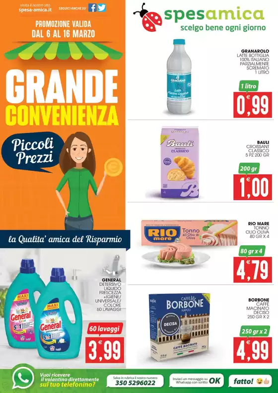 Volantino Spesamica a Lauria | Grande convenienza | 6/3/2025 - 16/3/2025