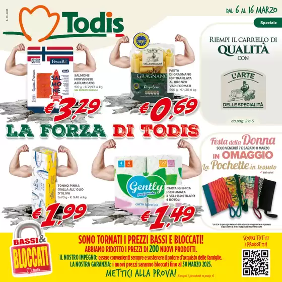 Volantino Todis a Albano Laziale | Riempi il carrello di qualita | 6/3/2025 - 16/3/2025