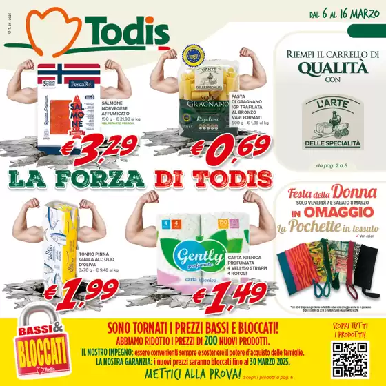 Volantino Todis a Arezzo | Riempi il carrello di qualita | 6/3/2025 - 16/3/2025