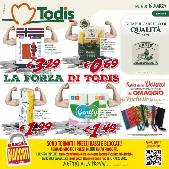 Volantino Todis a Manfredonia | Riempi il carrello di qualita | 6/3/2025 - 16/3/2025