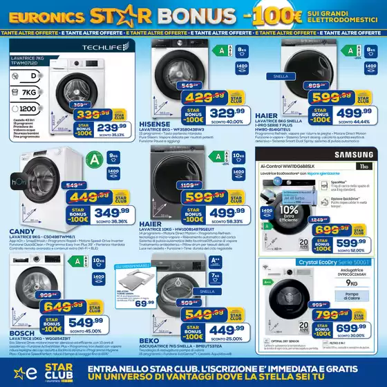 Volantino Euronics a Montesilvano | Starbonus! | 6/3/2025 - 19/3/2025