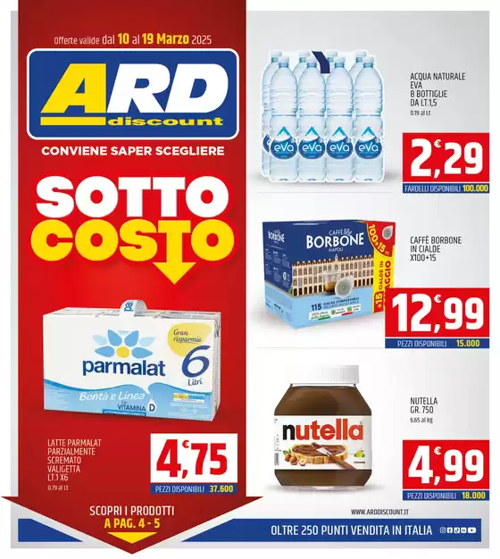 Volantino ARD Discount a San Filippo del Mela | Sottocosto | 10/3/2025 - 19/3/2025