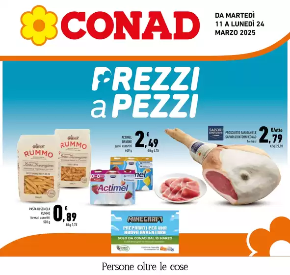 Volantino Conad a Bassano del Grappa | Prezzi a pezzi | 11/3/2025 - 24/3/2025