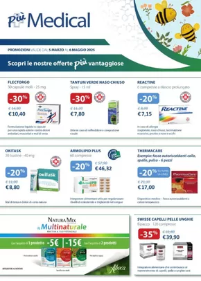 Volantino + Medical Parafarmacia a Solbiate Arno | Scopri le nostre offerte piu vantaggiose | 5/3/2025 - 6/5/2025