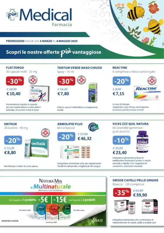 Volantino + Medical Parafarmacia a Nichelino | Scopri le nostre offerte piu vantaggiose | 5/3/2025 - 6/5/2025