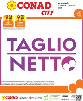 Volantino Conad City a Rocca San Casciano | Taglio netto | 7/3/2025 - 13/3/2025