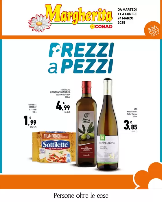 Volantino Margherita Conad a Ledro | Prezzi a pezzi | 11/3/2025 - 24/3/2025