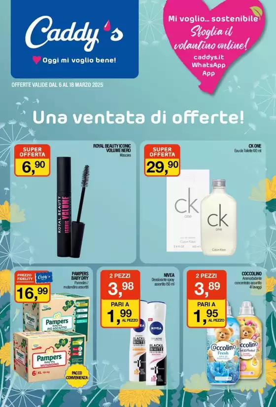 Volantino Caddy's a Vetto | Una venata di offerte | 6/3/2025 - 18/3/2025