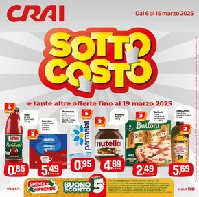 Offerte di Iper e super a Morlupo | Sottocosto in Crai | 6/3/2025 - 15/3/2025