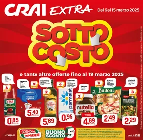 Offerte di Iper e super a Cittaducale | Sottocosto in Crai | 6/3/2025 - 15/3/2025