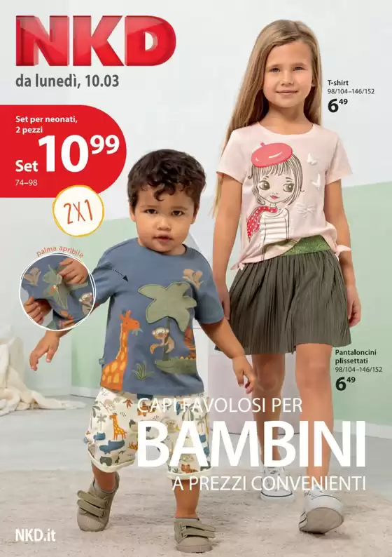 Volantino NKD a Villa Guardia | Capi favolosi per bambini | 10/3/2025 - 17/3/2025