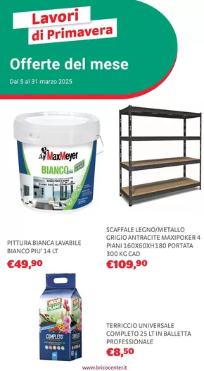 Offerte di Bricolage a Portomaggiore | Lavori di primavera in Bricocenter | 1/3/2025 - 31/3/2025