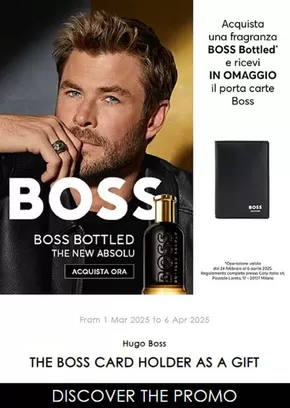 Offerte di Cura casa e corpo a Davoli | Boss Bottled in Sensation Profumerie | 5/3/2025 - 6/4/2025