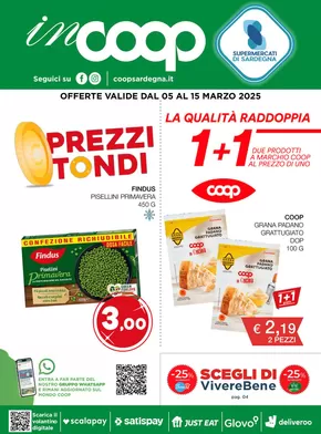 Offerte di Iper e super a Mogoro | Prezzi tondi in Coop | 5/3/2025 - 15/3/2025