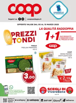 Volantino Coop a Assemini | Prezzi tondi | 5/3/2025 - 15/3/2025