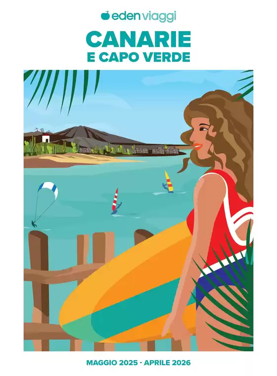 Volantino Eden Viaggi a Lurago d'Erba | Canarie e Capo Verde 2025 | 1/5/2025 - 30/4/2026