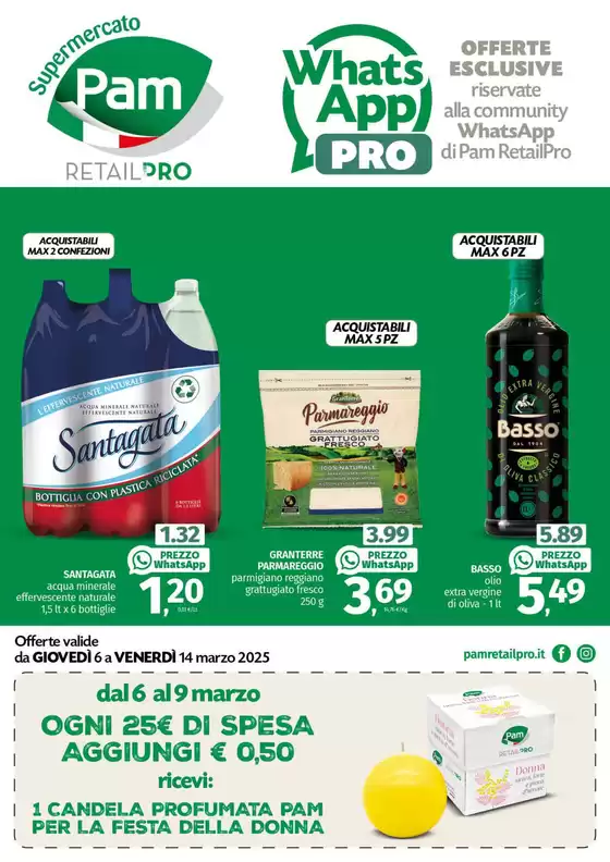 Volantino Pam RetailPro a Sant'Anastasia | Offerte esclusive | 6/3/2025 - 14/3/2025