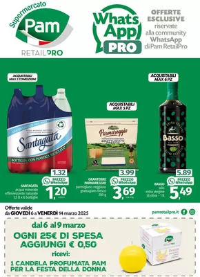 Volantino Pam RetailPro a Moiano | Offerte esclusive | 6/3/2025 - 14/3/2025