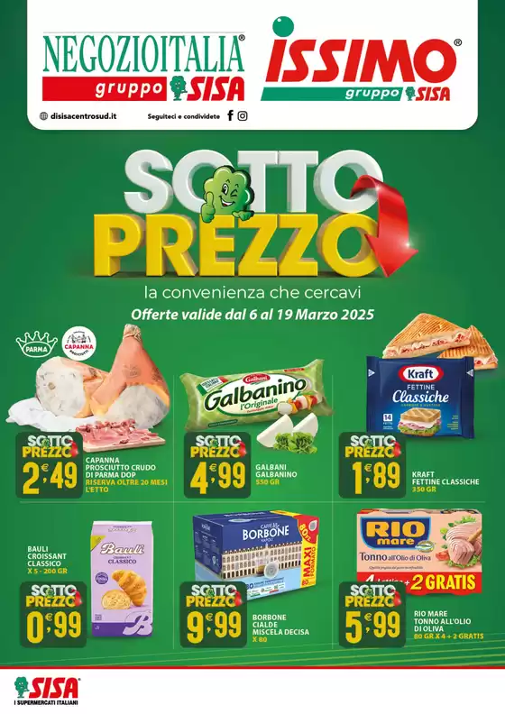 Volantino Sisa a Terzigno | Sotto prezzo | 6/3/2025 - 19/3/2025