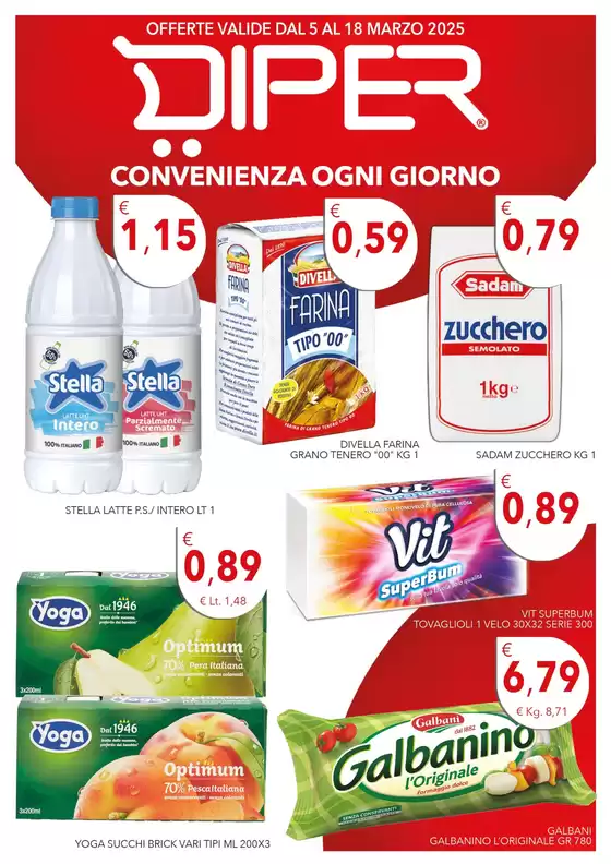 Volantino Diper Spesa a Gioia Tauro | Convenienza ogni giorno | 6/3/2025 - 18/3/2025