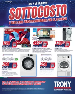 Volantino Trony a Montepaone | SOTTOCOSTO | 7/3/2025 - 16/3/2025