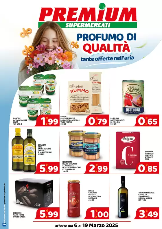 Volantino Premium Supermercati a Amaseno | Profumo di qualita | 6/3/2025 - 19/3/2025