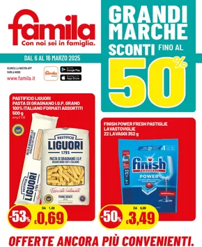 Offerte di Iper e super a Alseno | Grandi marche in Famila | 6/3/2025 - 16/3/2025