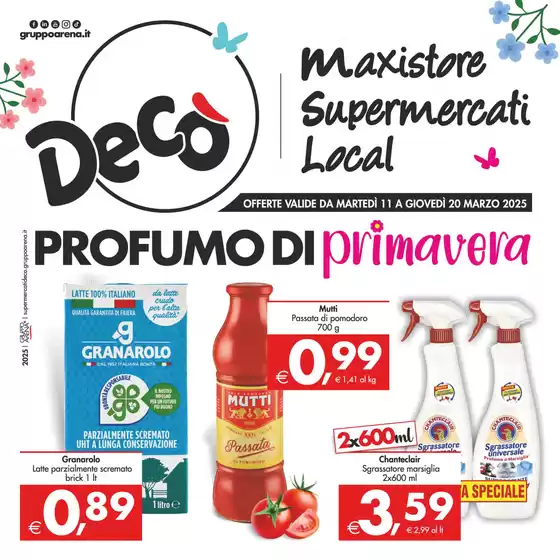 Volantino Decò a Milazzo | Profumo di primavera! | 11/3/2025 - 20/3/2025