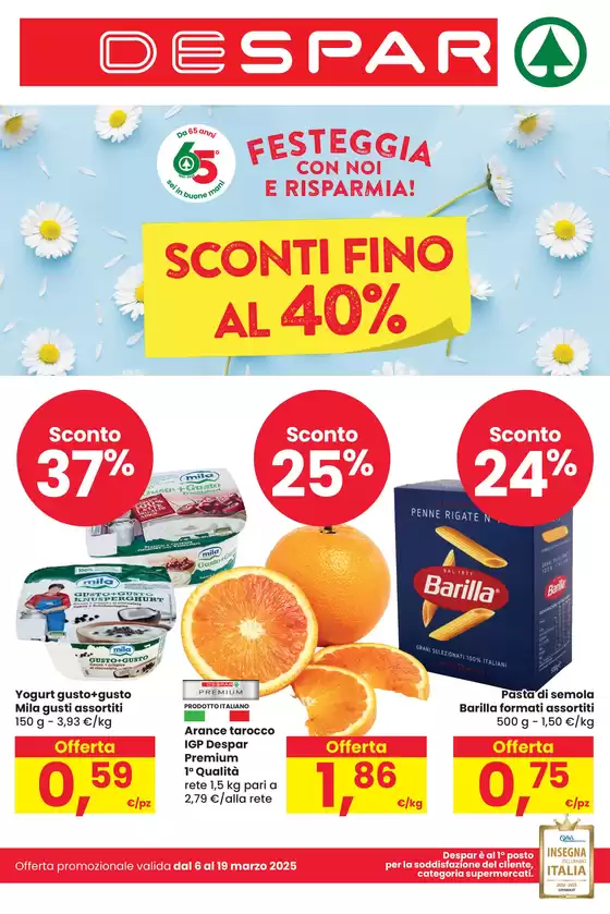 Volantino Despar a Udine (Udine) | Sconti fino al 40%  | 6/3/2025 - 19/3/2025