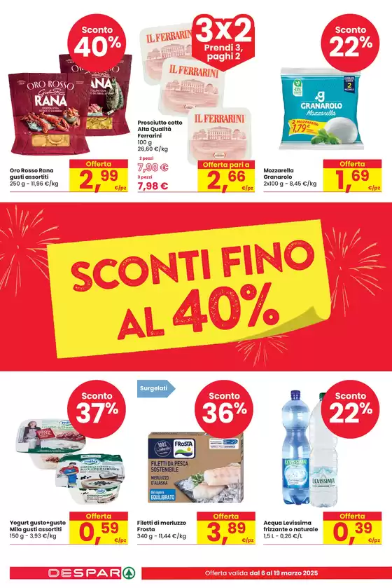 Volantino Despar a Udine (Udine) | Sconti fino al 40%  | 6/3/2025 - 19/3/2025