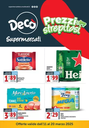 Offerte di Iper e super a Corato | Prezzi strepitosi in Decò | 11/3/2025 - 20/3/2025