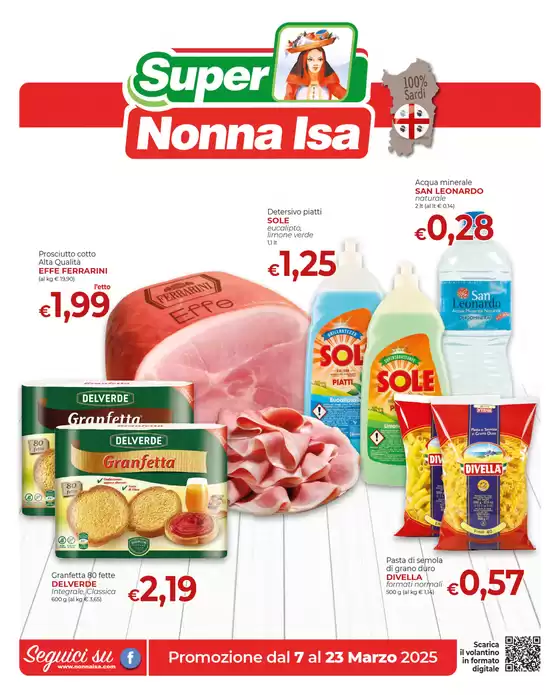 Volantino Nonna Isa a Elmas | Promozione dal 7 al 23 marzo | 7/3/2025 - 23/3/2025