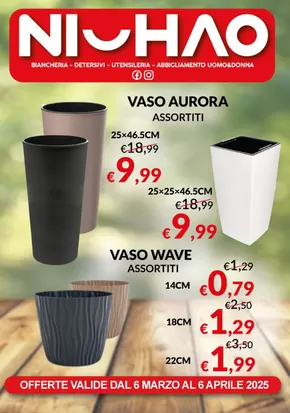 Offerte di Cura casa e corpo a Carpaneto Piacentino | Nuovo Volantino in Ni Hao Market | 6/3/2025 - 4/4/2025