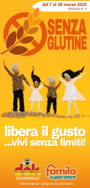 Volantino Dok a Castrolibero | Senza glutine | 7/3/2025 - 28/3/2025