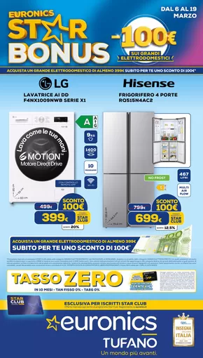 Offerte di Elettronica a Teggiano | Star Bonus  in Euronics | 7/3/2025 - 19/3/2025