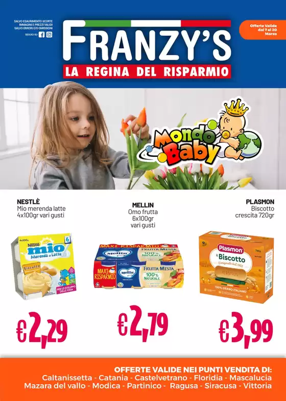 Volantino Franzy's  a Niscemi | La regina del risparmio | 7/3/2025 - 20/3/2025