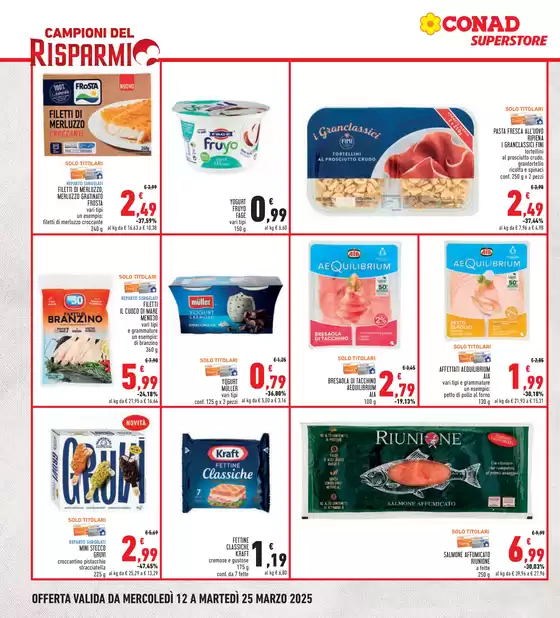 Volantino Conad Superstore a Bracciano | Campioni del risparmio | 12/3/2025 - 25/3/2025